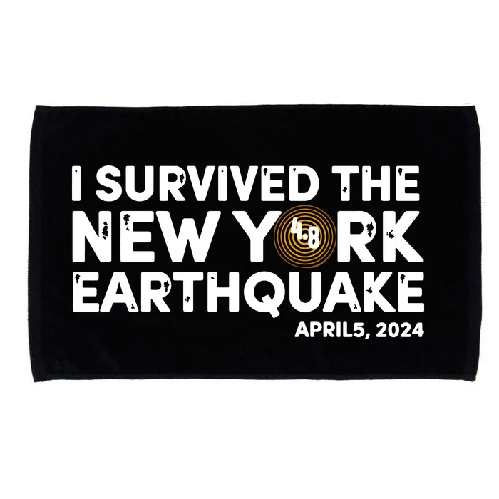 I Survived The New York Earthquake Microfiber Hand Towel