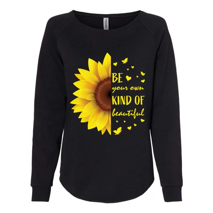 Inspirational Sayings Teen Funny Gift Cute Sunflower Cool Gift Womens California Wash Sweatshirt