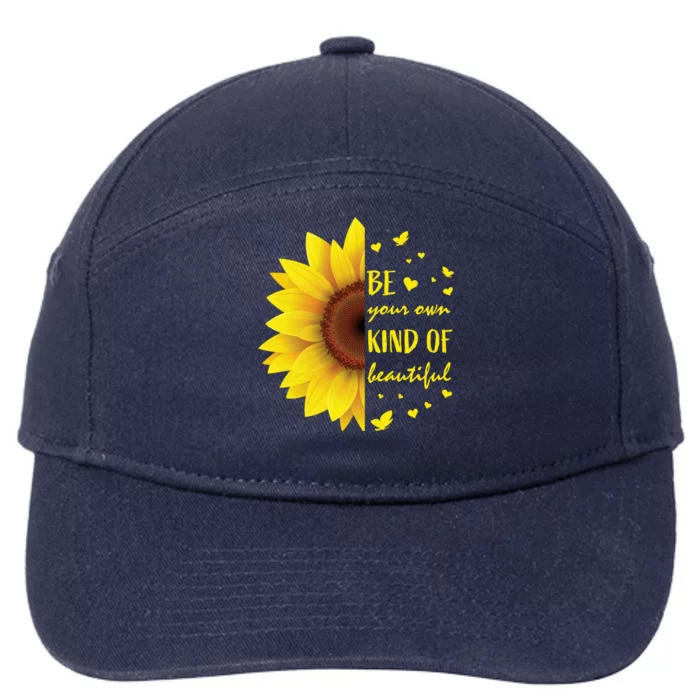 Inspirational Sayings Teen Funny Gift Cute Sunflower Cool Gift 7-Panel Snapback Hat