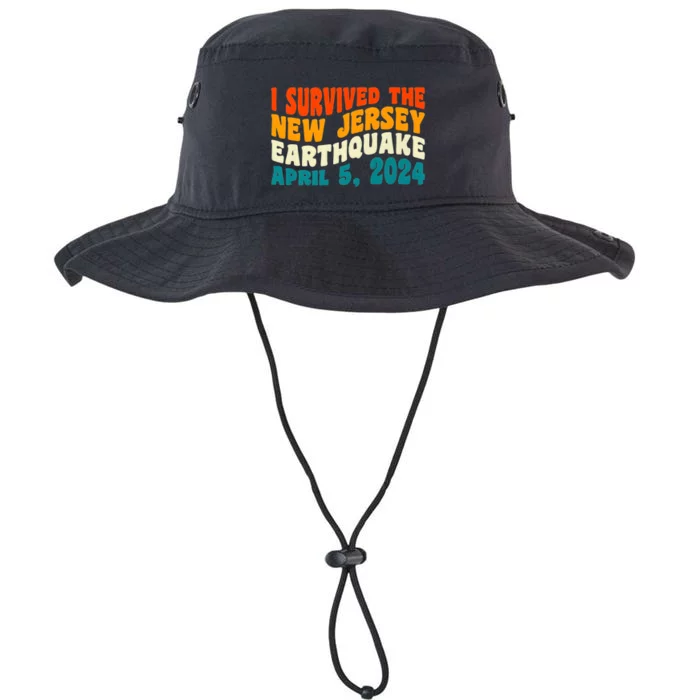 I Survived The New Jersey 4.8 Magnitude Earthquake Legacy Cool Fit Booney Bucket Hat