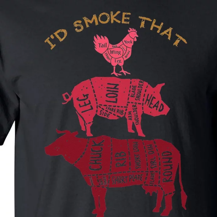 Id Smoke That Barbecue Tall T-Shirt