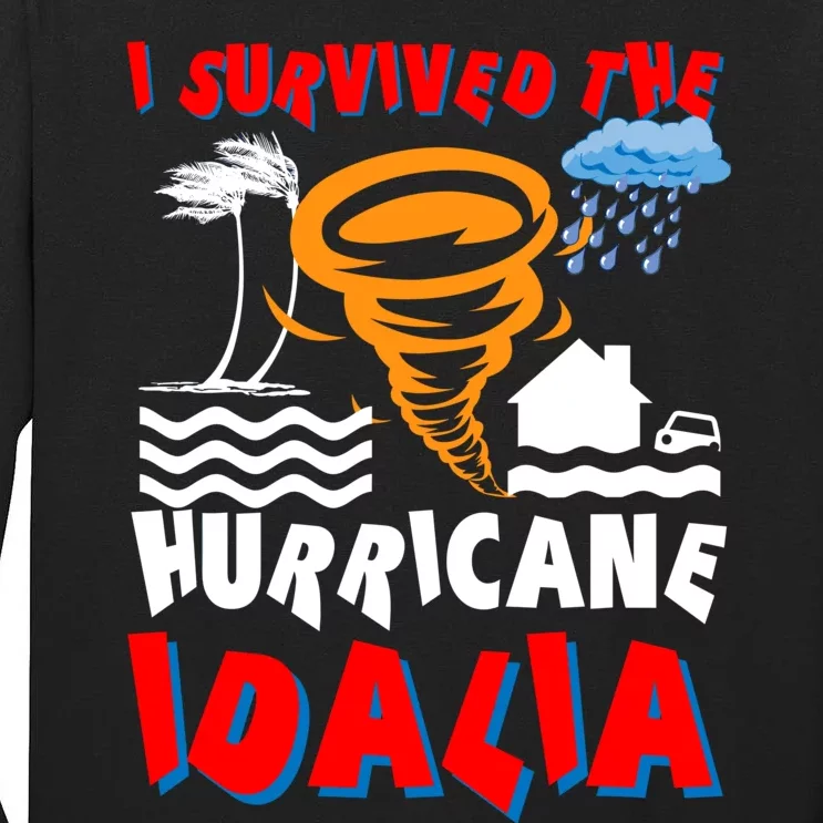 I Survived The Hurricane Idalia Tall Long Sleeve T-Shirt