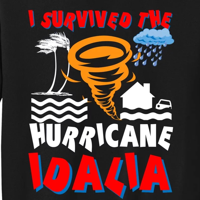 I Survived The Hurricane Idalia Tall Sweatshirt