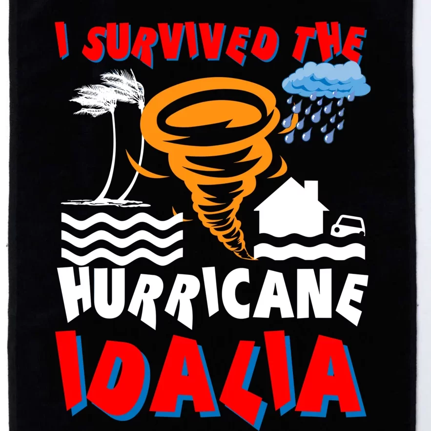 I Survived The Hurricane Idalia Platinum Collection Golf Towel