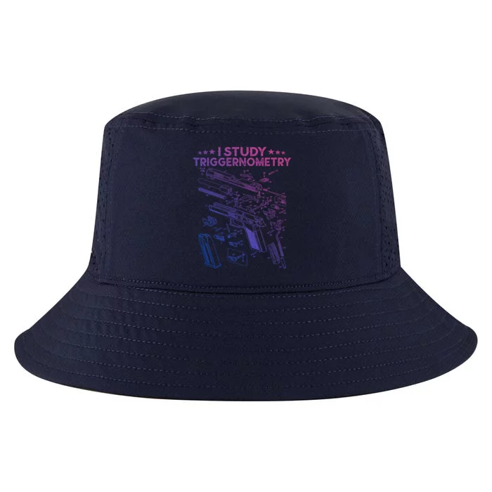 I Study Triggernometry Gun Funny Gift Veteran Christmas Gift Cool Comfort Performance Bucket Hat