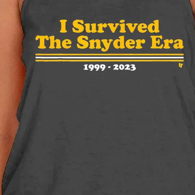 I Survived The Snyder Era Women's Knotted Racerback Tank