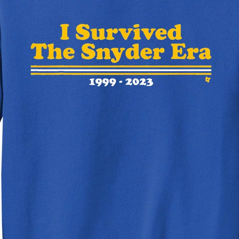 I Survived The Snyder Era Tall Sweatshirt