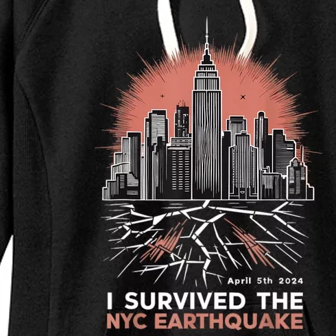 I Survived The Nyc Earthquake Women's Fleece Hoodie