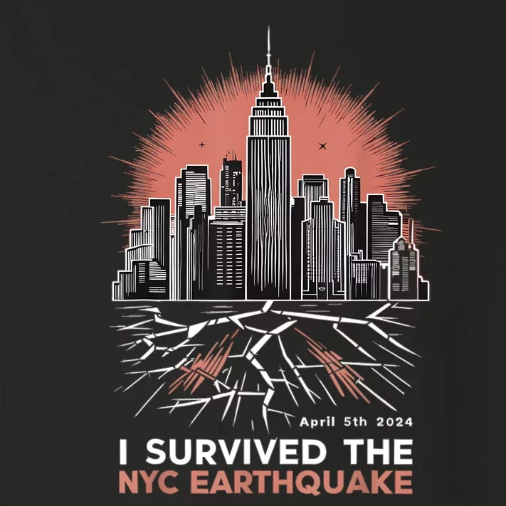 I Survived The Nyc Earthquake Toddler Long Sleeve Shirt