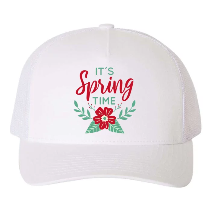 It's Spring Time Flower Yupoong Adult 5-Panel Trucker Hat