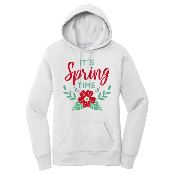 It's Spring Time Flower Women's Pullover Hoodie