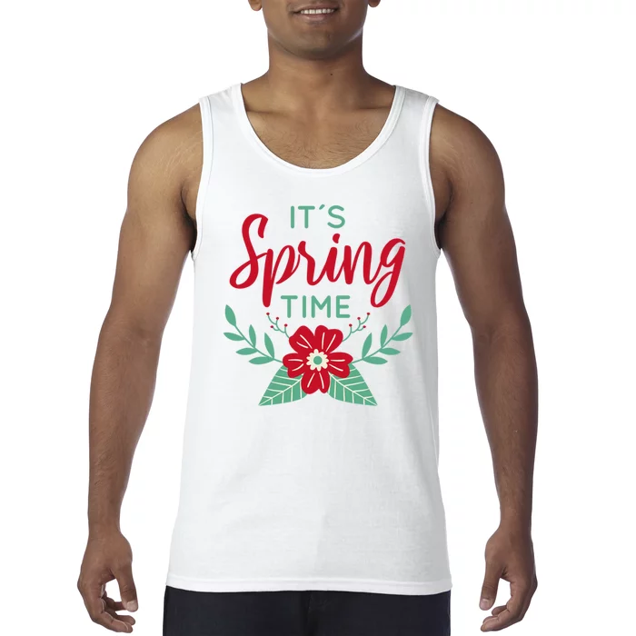 It's Spring Time Flower Tank Top