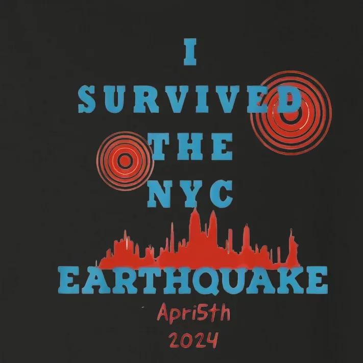 I Survived The Nyc Earthquake Toddler Long Sleeve Shirt