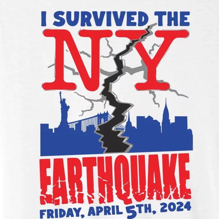 I Survived The Nyc Earthquake 2024 ChromaSoft Performance T-Shirt