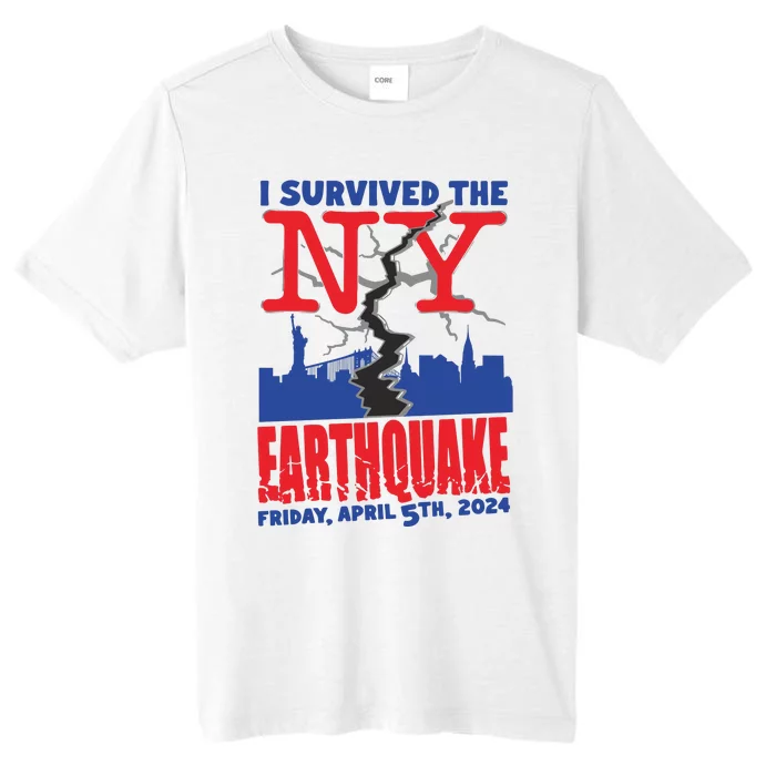 I Survived The Nyc Earthquake 2024 ChromaSoft Performance T-Shirt