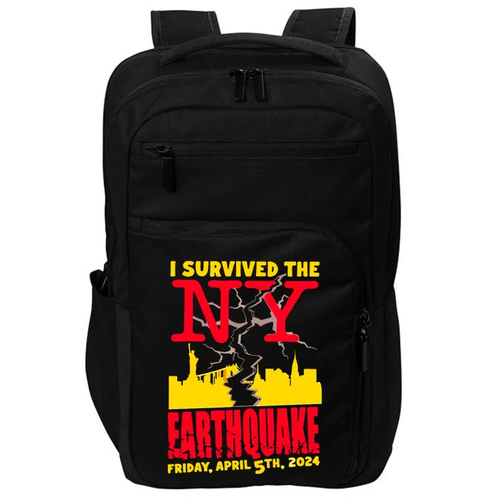 I Survived The Nyc Earthquake 2024 Impact Tech Backpack