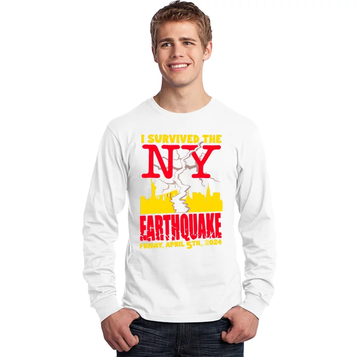 I Survived The Nyc Earthquake 2024 Long Sleeve Shirt