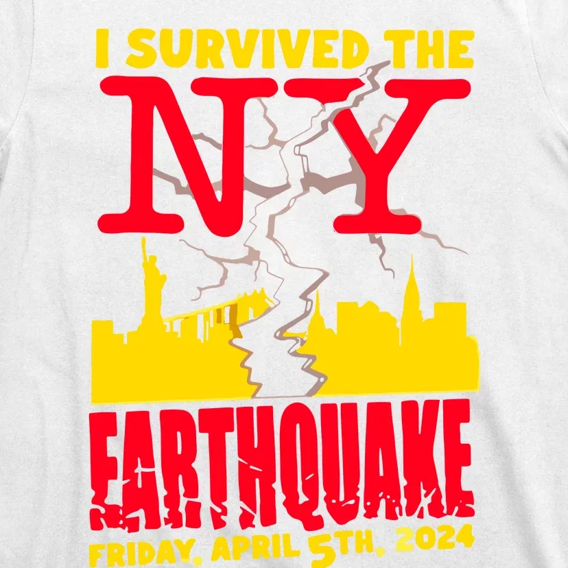 I Survived The Nyc Earthquake 2024 T-Shirt