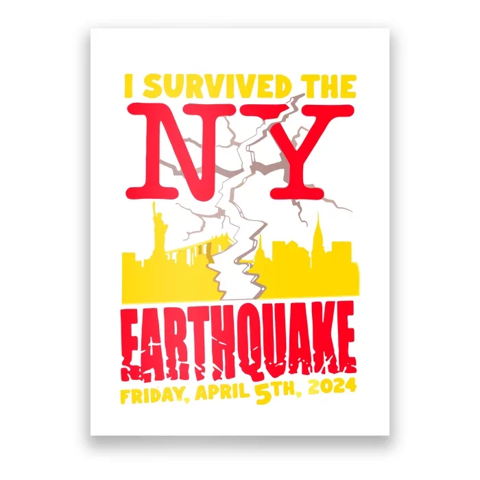 I Survived The Nyc Earthquake 2024 Poster