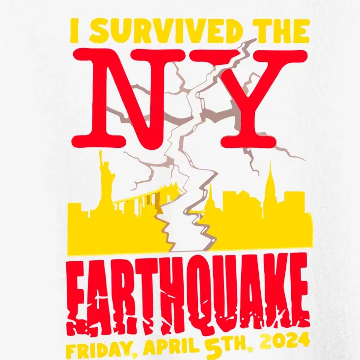 I Survived The Nyc Earthquake 2024 Toddler T-Shirt