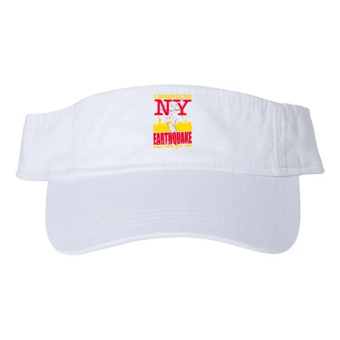 I Survived The Nyc Earthquake 2024 Valucap Bio-Washed Visor