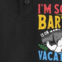 IM Sorry The Nice Bartender Is On Vacation Funny Bartending Dry Zone Grid Performance Polo