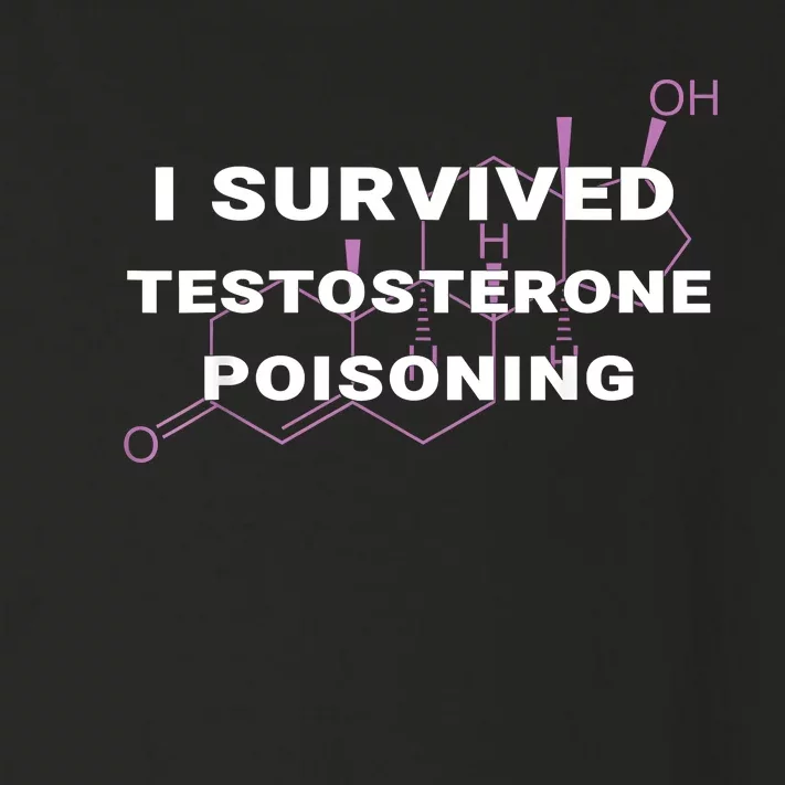 I Survived Testosterone Poisoning Toddler Long Sleeve Shirt