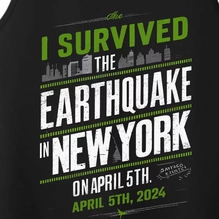 I Survived The New York Earthquake April 5th 2024 Performance Tank