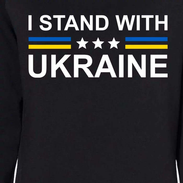 I Stand Ukraine Star Womens California Wash Sweatshirt