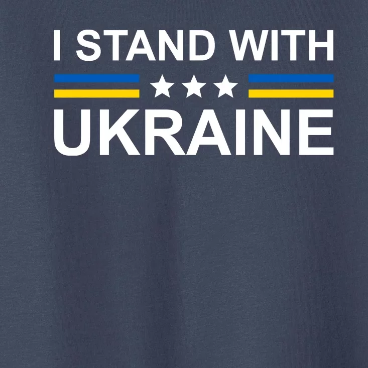 I Stand Ukraine Star Toddler T-Shirt