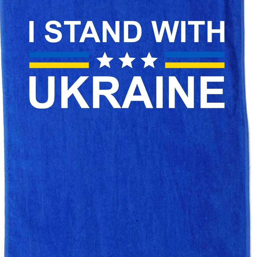 I Stand Ukraine Star Platinum Collection Golf Towel