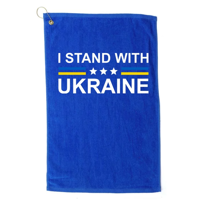 I Stand Ukraine Star Platinum Collection Golf Towel