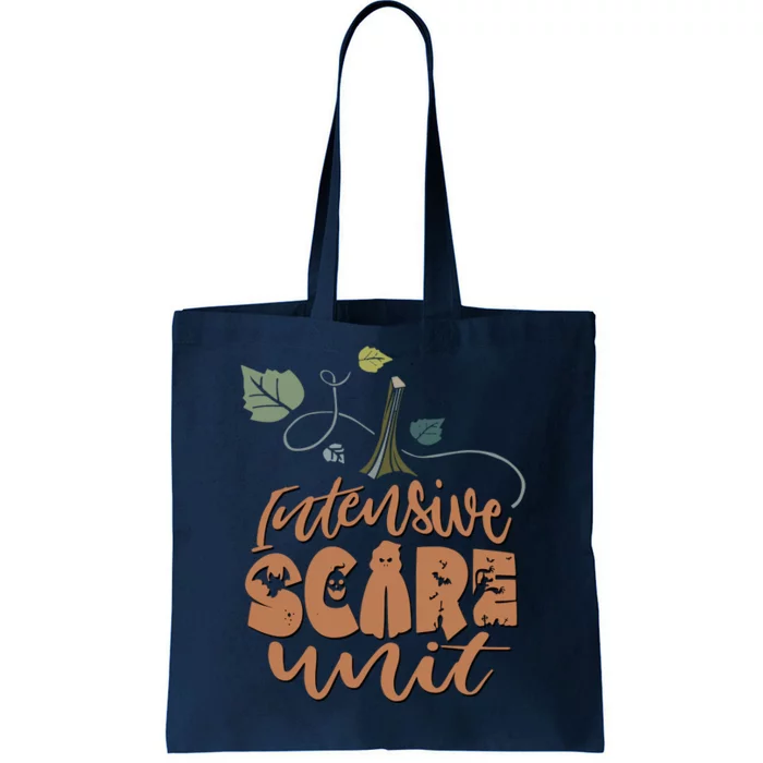 Intensive Scare Unit Halloween ICU Nurse Tote Bag