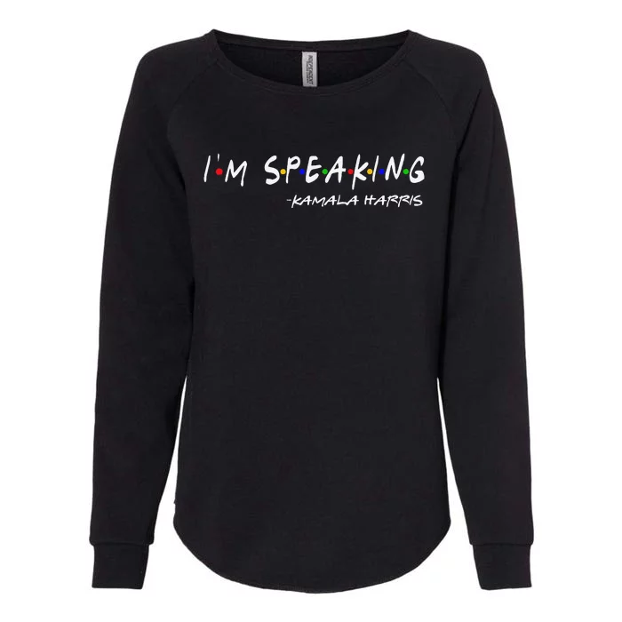 IM Speaking Voting 2024 Kamala For President Womens California Wash Sweatshirt