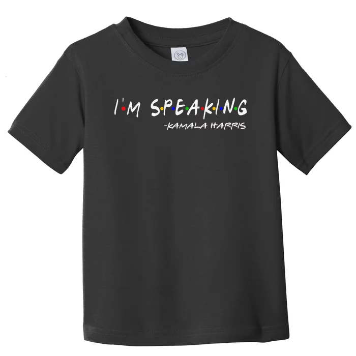 IM Speaking Voting 2024 Kamala For President Toddler T-Shirt