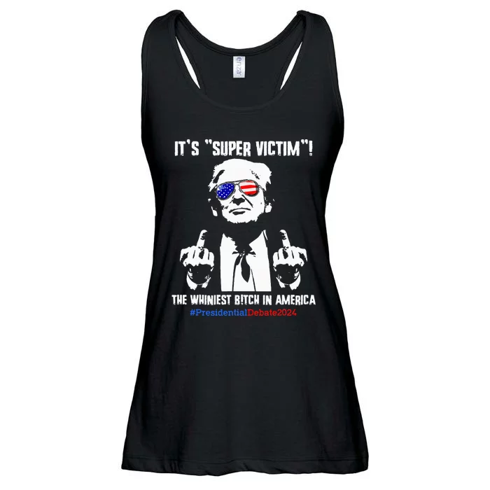 ItS Super Victim! The Whiniest B!Tch In America Ladies Essential Flowy Tank