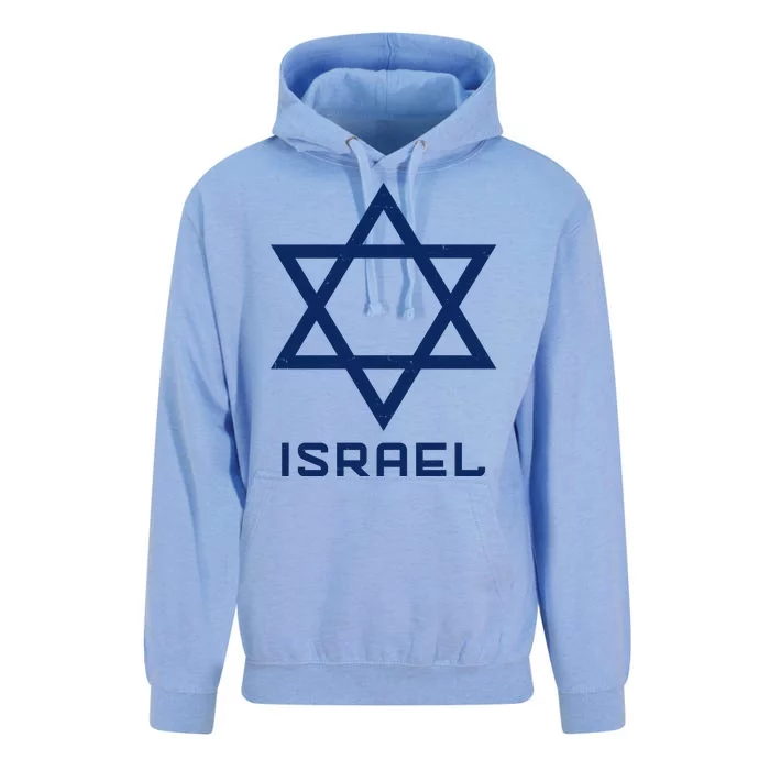 Israel Star Vintage Unisex Surf Hoodie