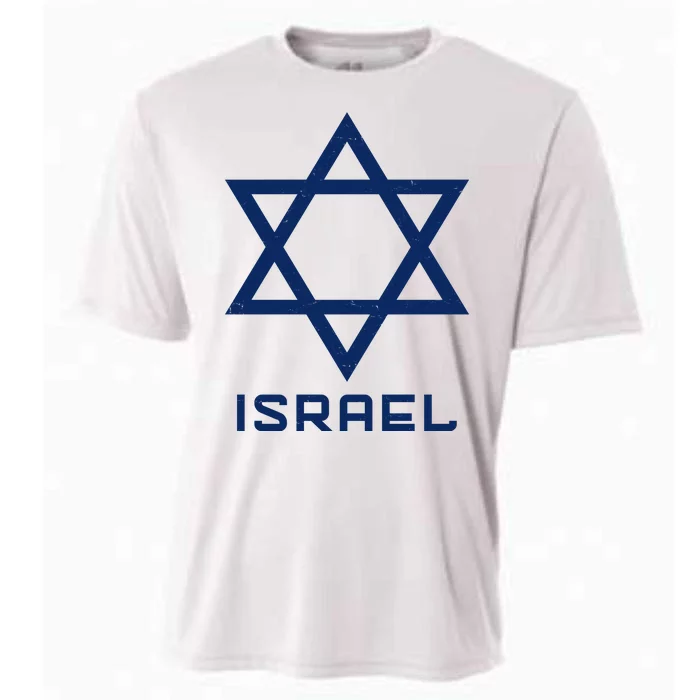 Israel Star Vintage Cooling Performance Crew T-Shirt