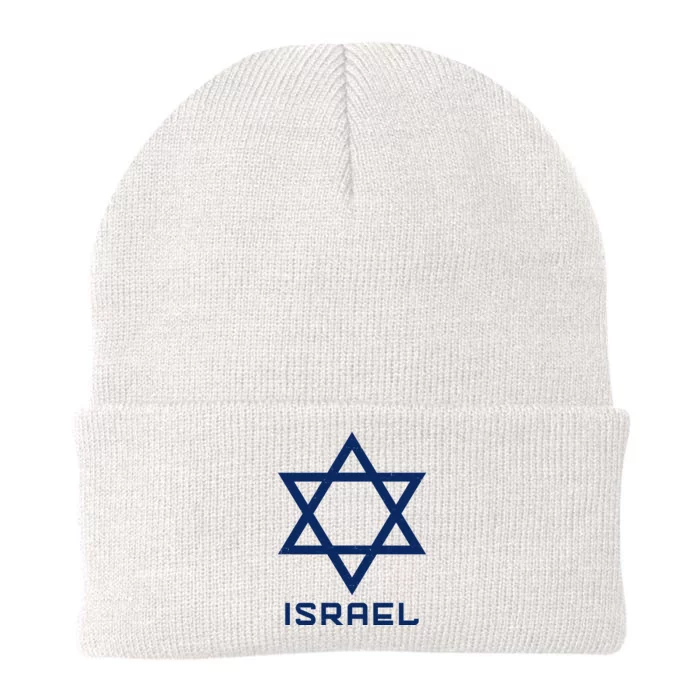 Israel Star Vintage Knit Cap Winter Beanie