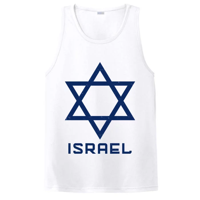 Israel Star Vintage Performance Tank