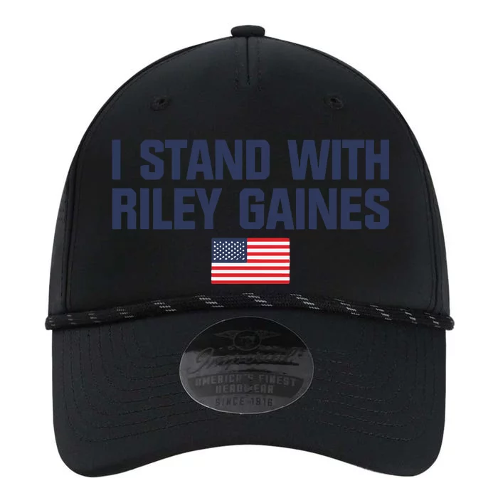 I Stand With Riley Gaines Us Swimmer Save Sports American Flag Performance The Dyno Cap