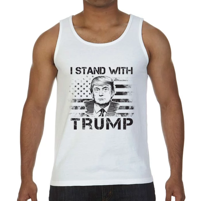 I Stand With Trump Pro Trump Supporter Free Trump Comfort Colors® Tank Top