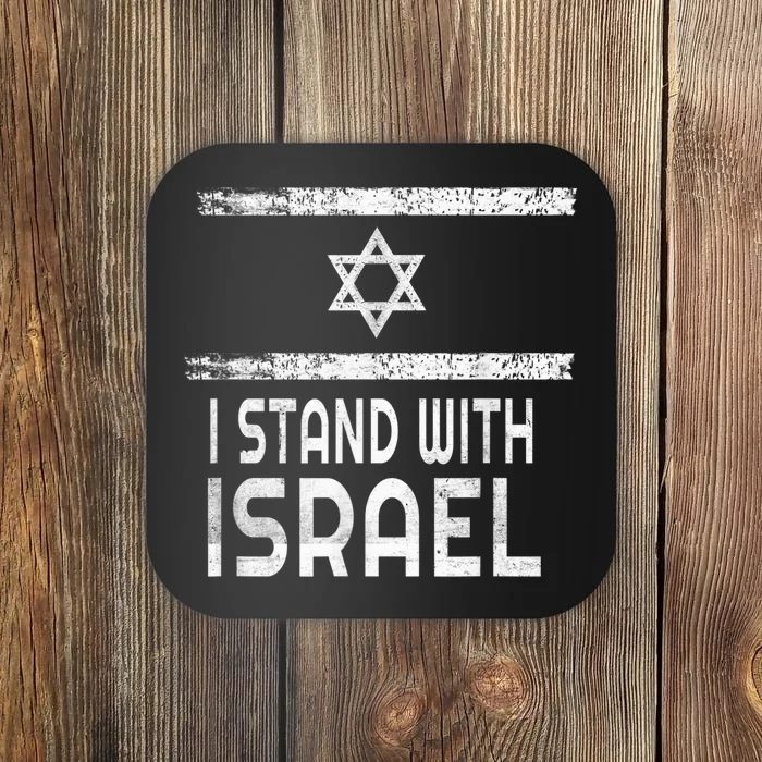 I Stand With Israel Coaster