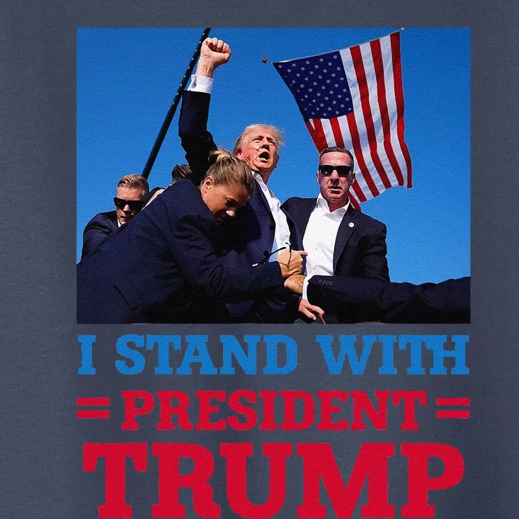 I Stand With President Trump After The Shooting At His Rally Toddler T-Shirt