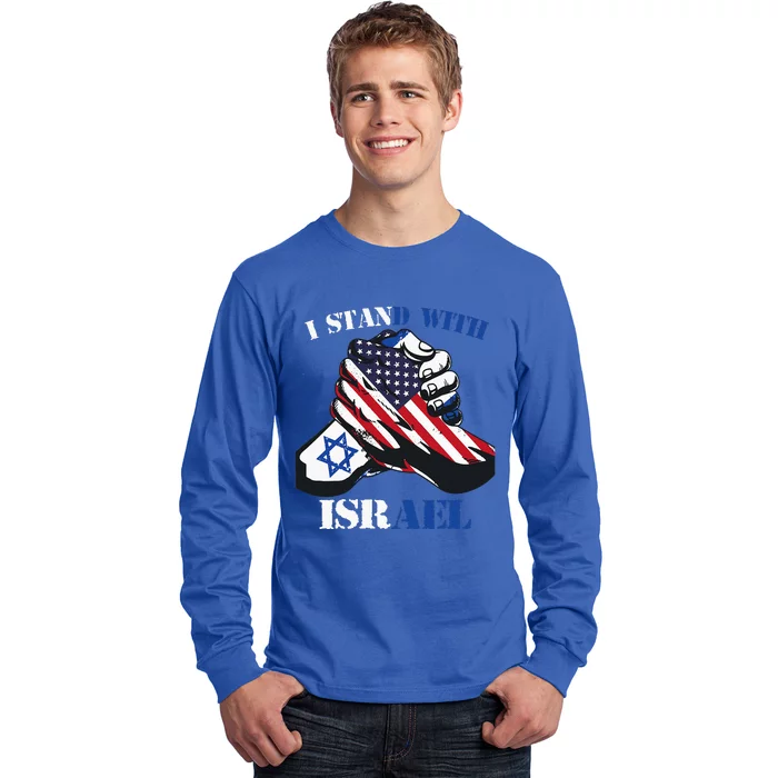 I Stand With Israel Support Israel Love Israeli Brotherhood Long Sleeve Shirt