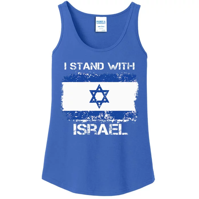 I Stand With Israel Support Israel Love Israeli Ladies Essential Tank