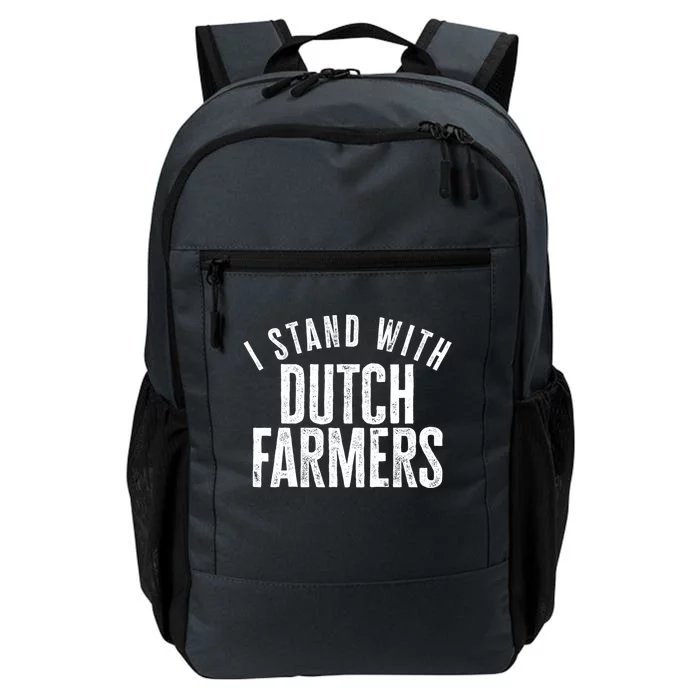 I Stand With Dutch Farmers Netherlands Protest Dutch Flag Gift Daily Commute Backpack