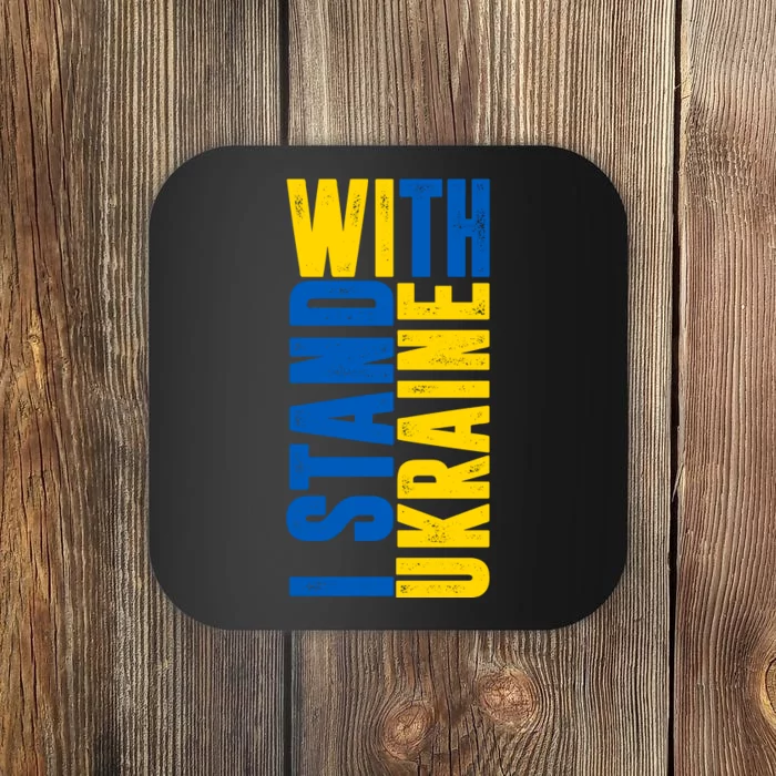 I Stand With Ukraine Coaster