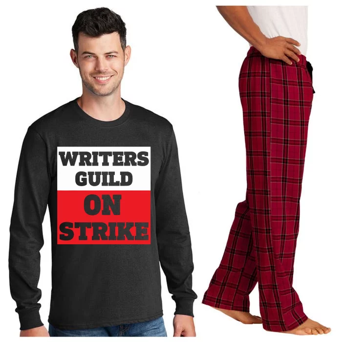 I Stand With Writers Guild Of America Long Sleeve Pajama Set