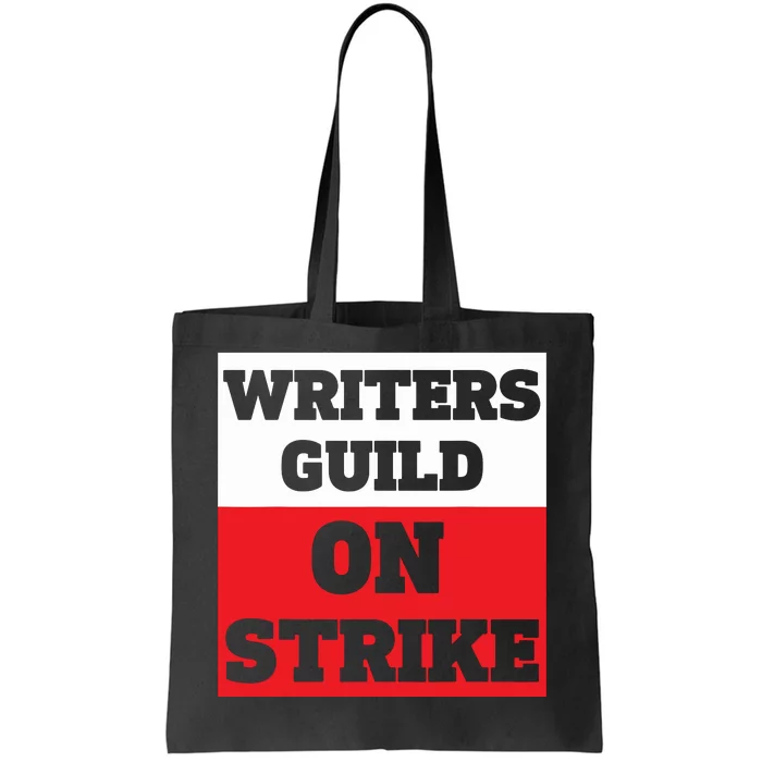 I Stand With Writers Guild Of America Tote Bag